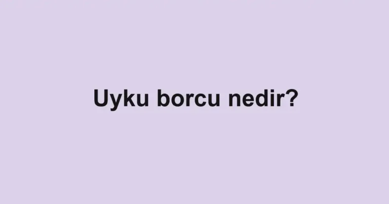 uyku-borcu-nedir